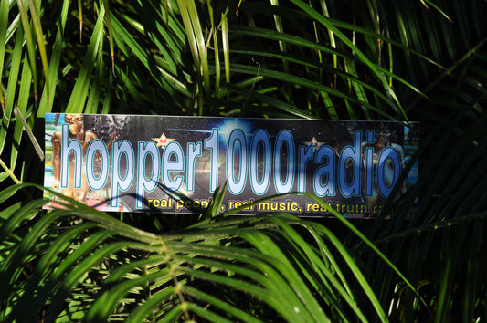 hopper1000radio bumper sticker